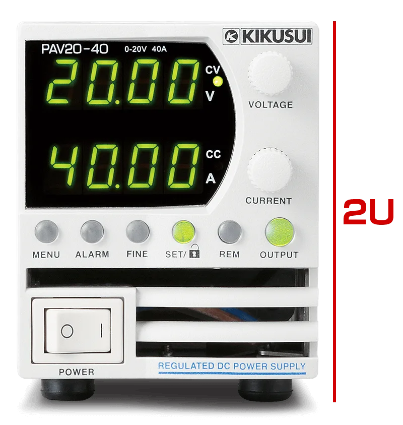Kikusui PAV — Compact Variable-switchingDC Power Supply (CV/CC)