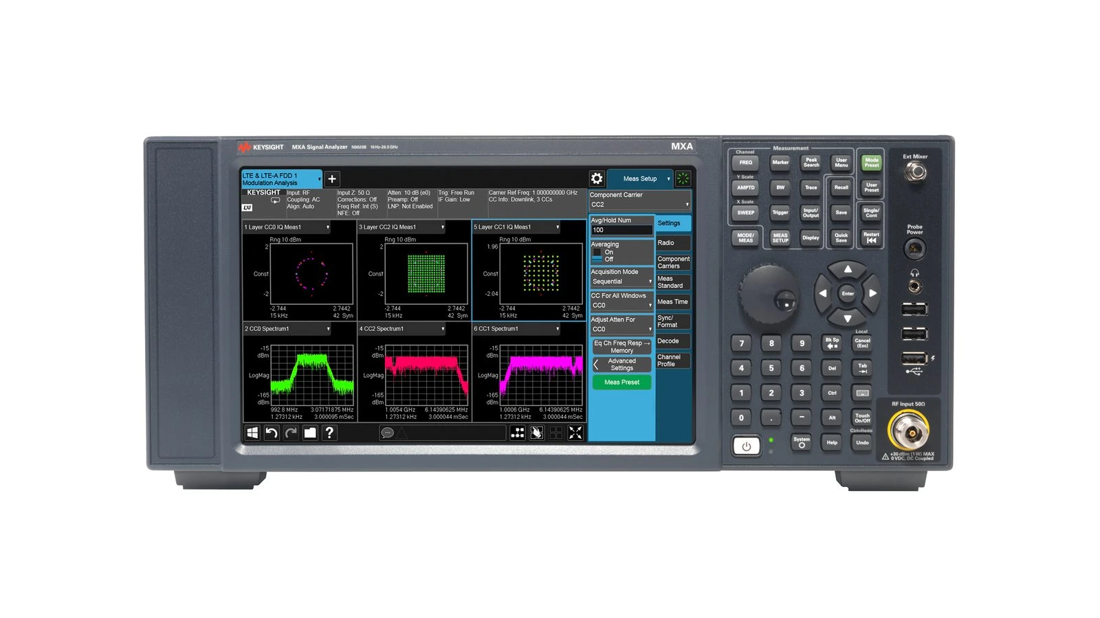 Keysight N9020B MXA signal analyzer untuk pengujian RF dan EMC