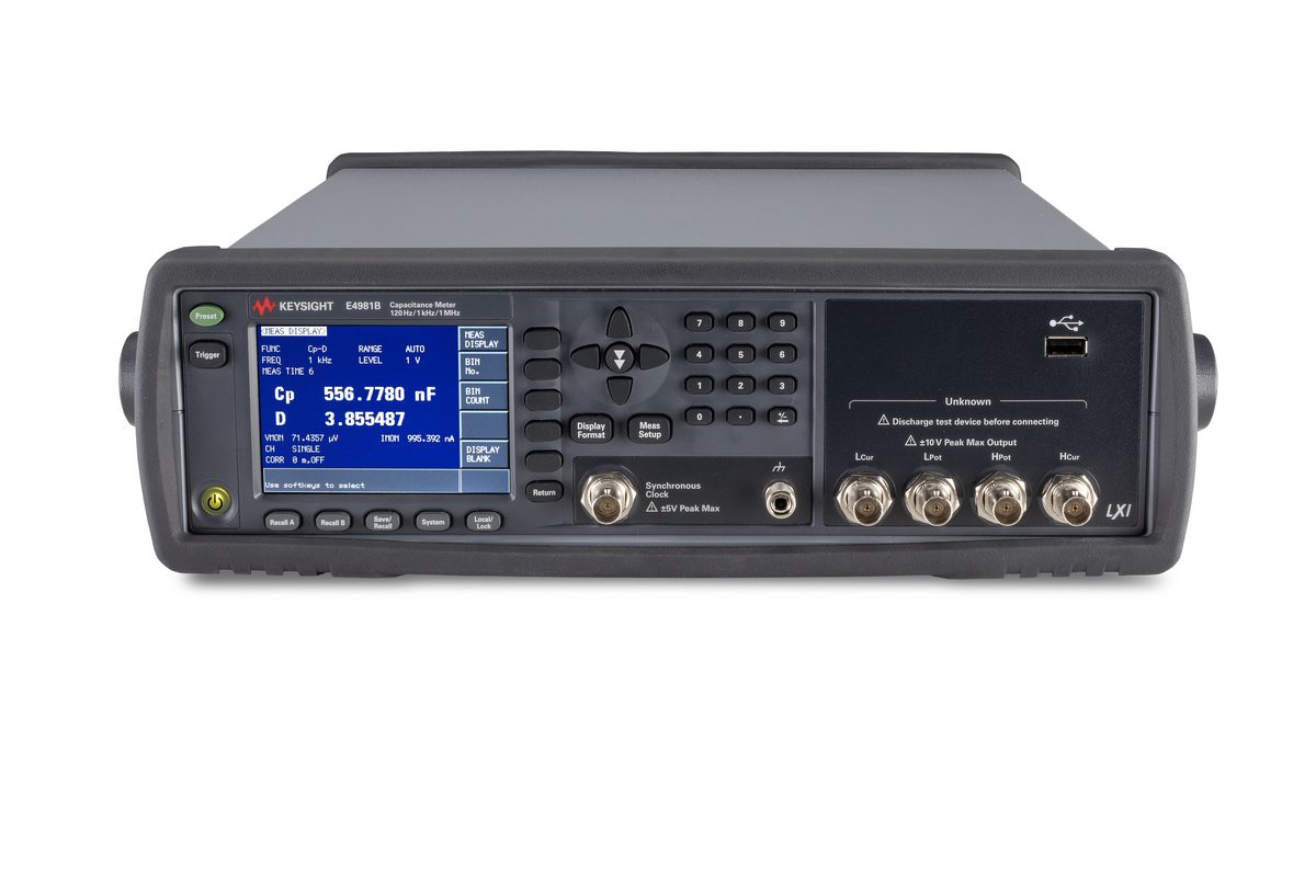 Keysight E4981A Capacitance Meter, 120 Hz/1 kHz/1 MHz | Meter Kapasitansi Benchtop