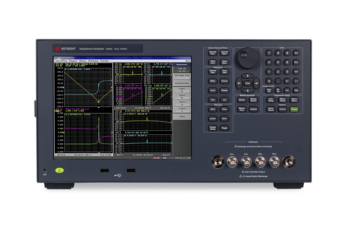 Impedance analyzer Keysight E4990A 20 Hz sampai 120 MHz untuk pengukuran komponen
