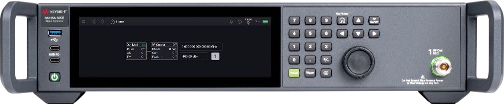 Keysight N5185A MXG analog signal generator front panel
