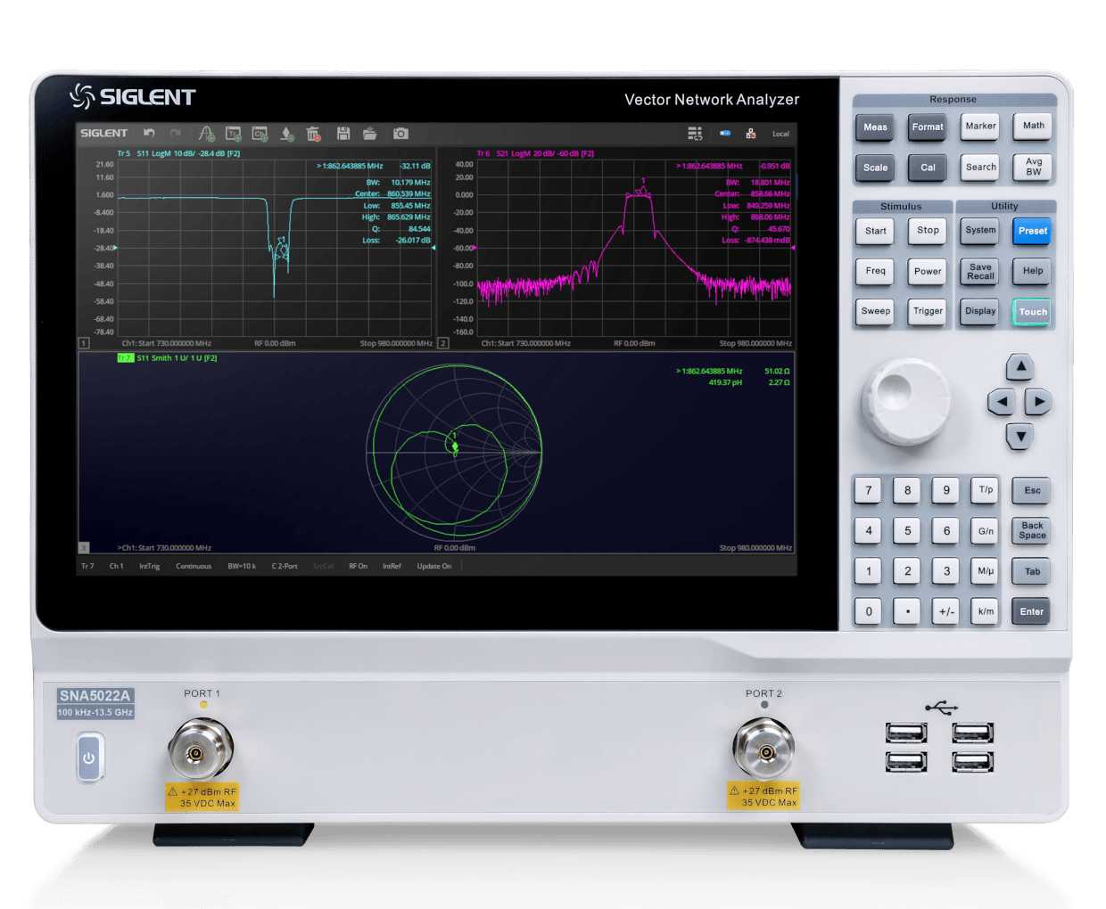 Siglent SNA5000A Vector Network Analyzer — featured product image