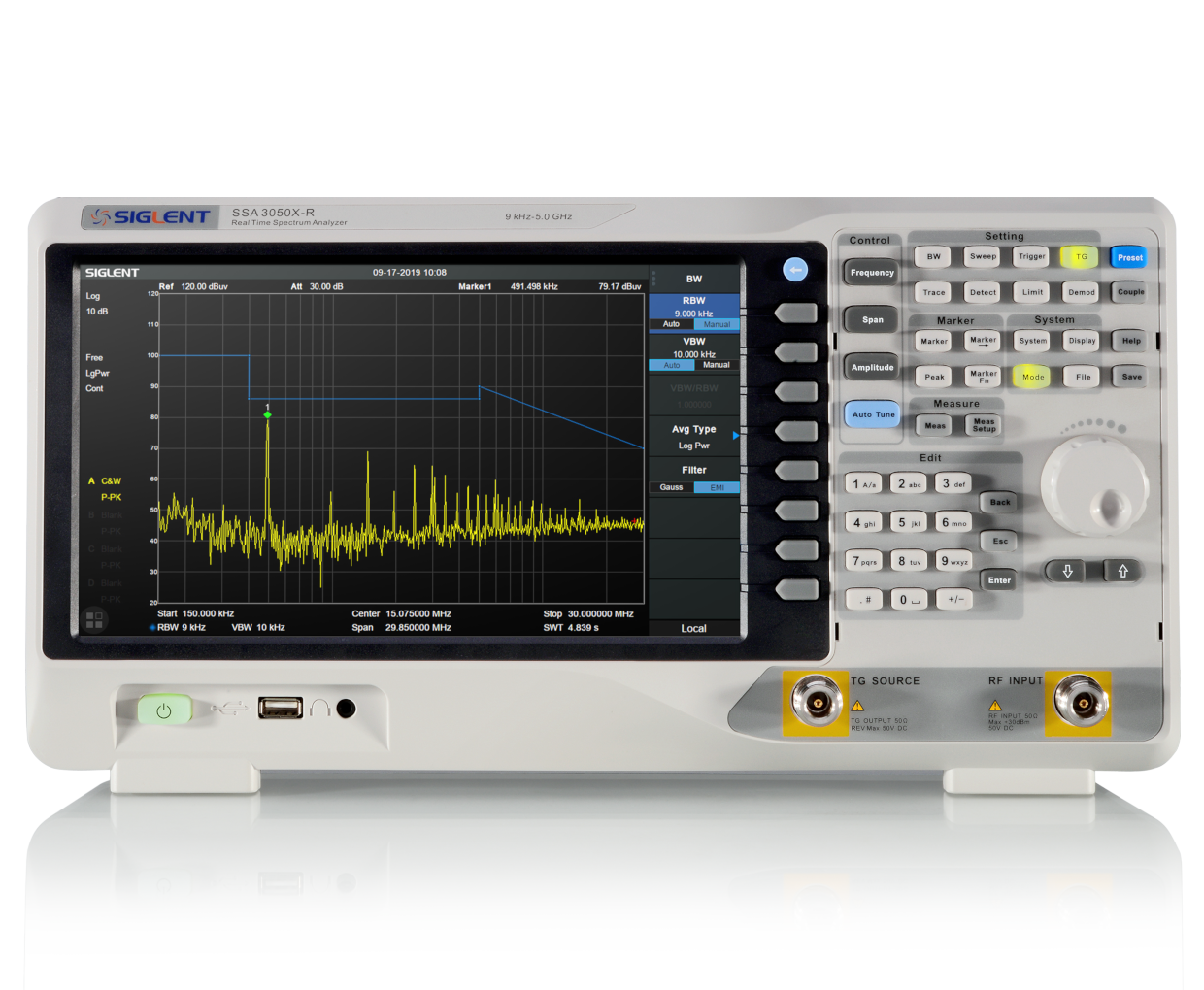 Siglent SSA3000X-R Spectrum Analyzer — featured product image