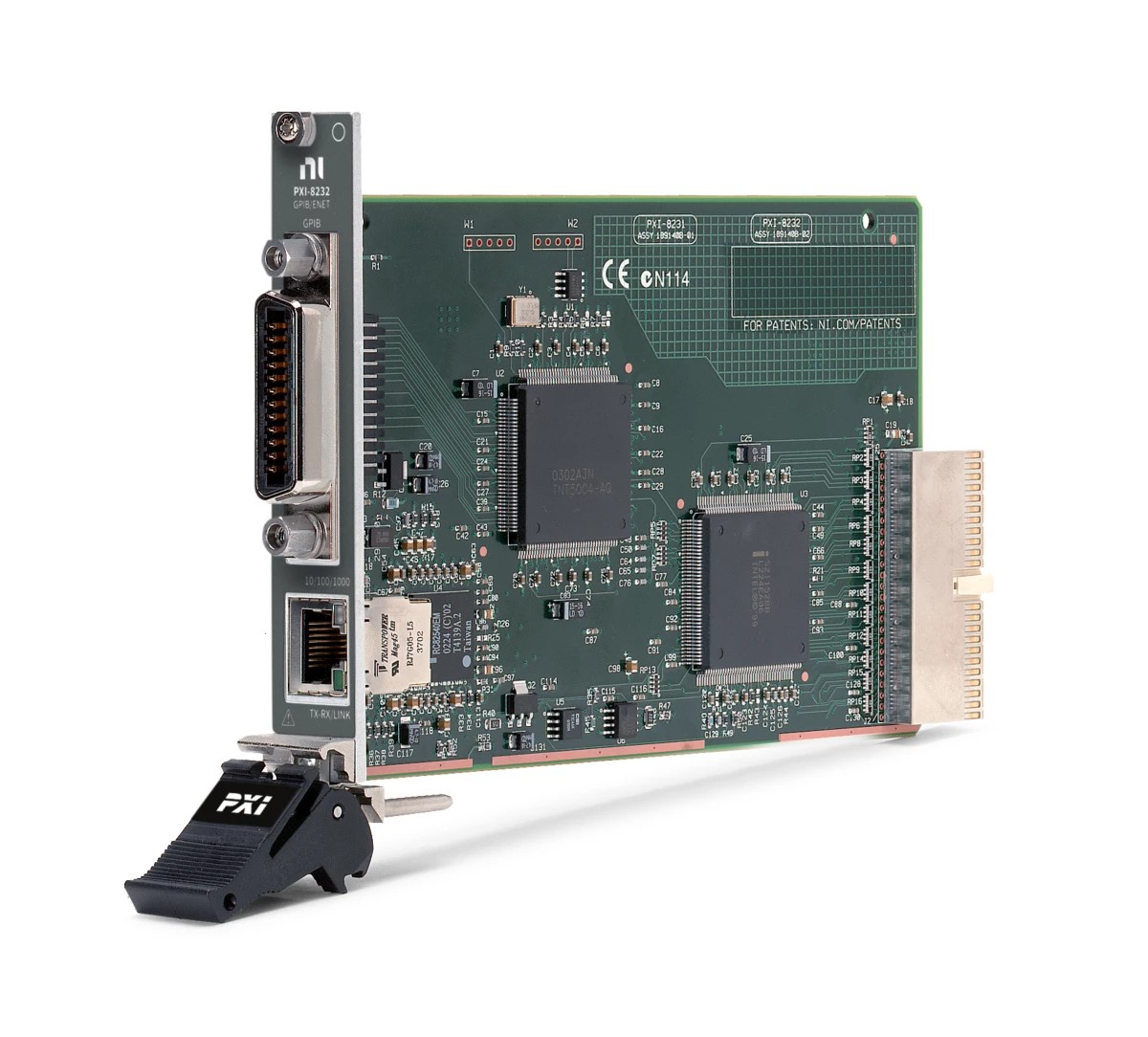 NI PXI-8232, GIGE and GPIB Controller for Windows and LabVIEW RT