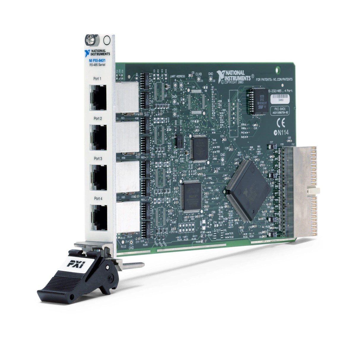 PXI-8431/4, 4 Port, RS485/RS422 Serial interface