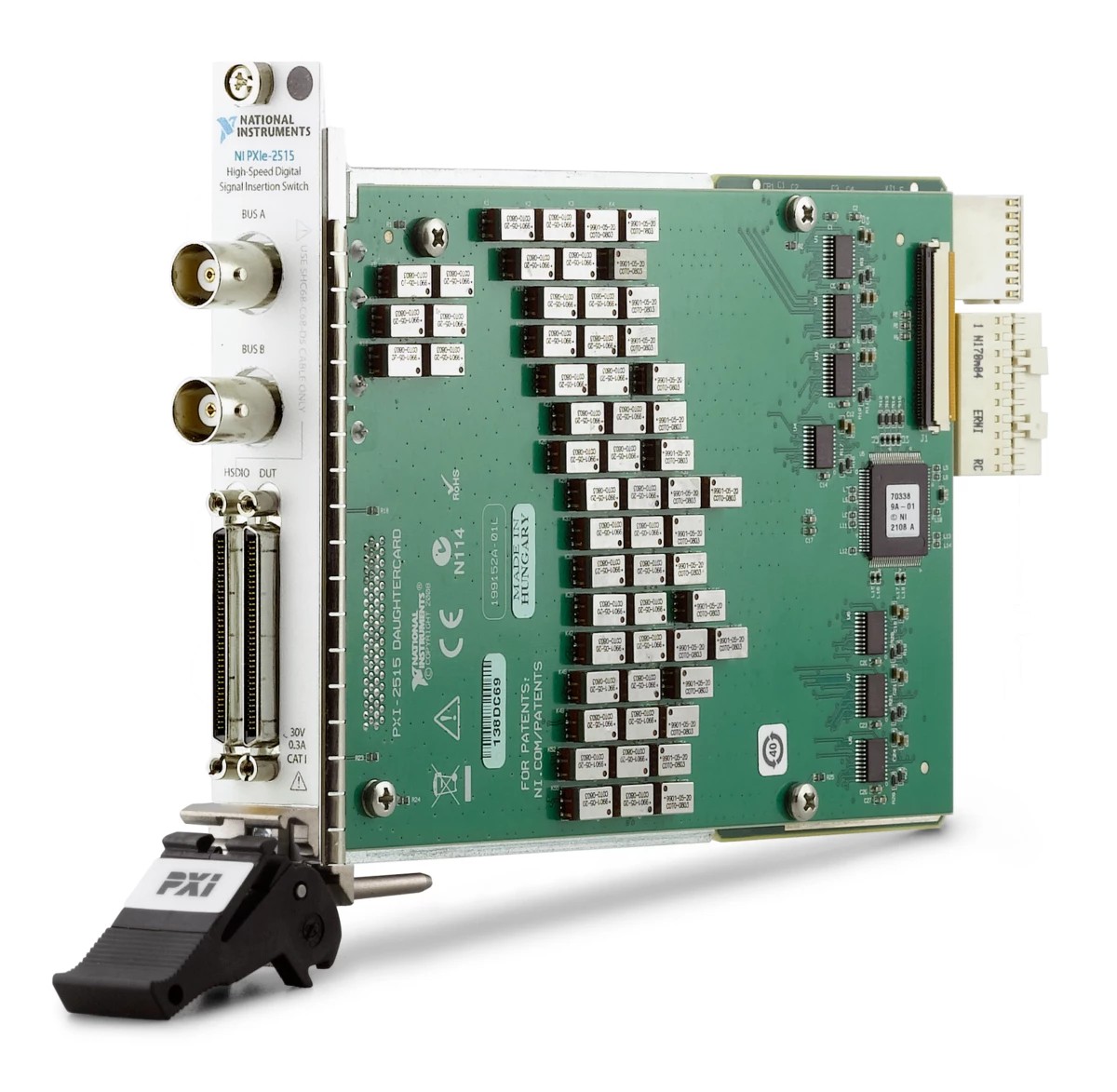 NI PXIe-2515 32-Ch High-Speed Digital I/O Signal Insertion Switch