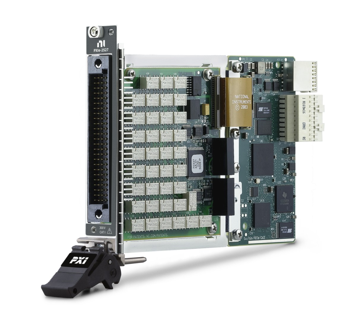 NI PXIe-2527 64-Channel 300V CAT I Multiplexer