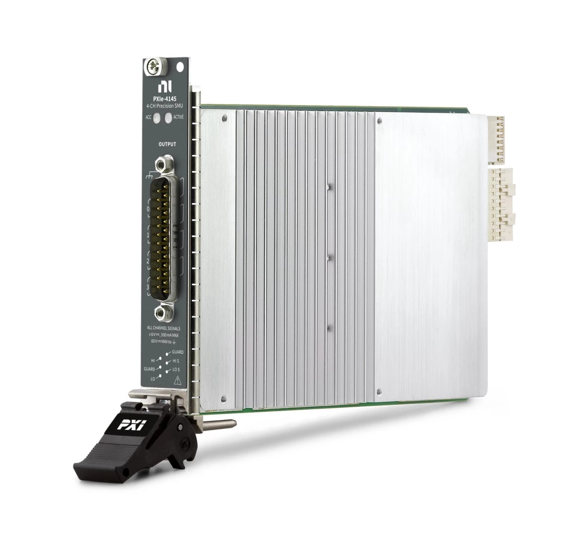NI PXIe-4145 4-channel Precision SMU: 6V, 500mA