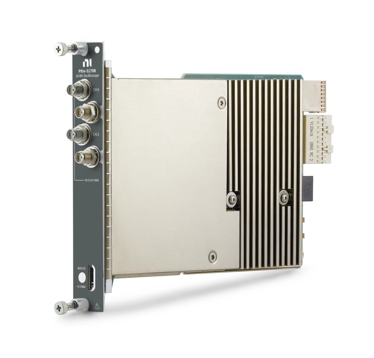 PXIe-5170 PXI Oscilloscope, 100 MHz, 14 bits, 250 MS/s, 4 Channels, .75 GB