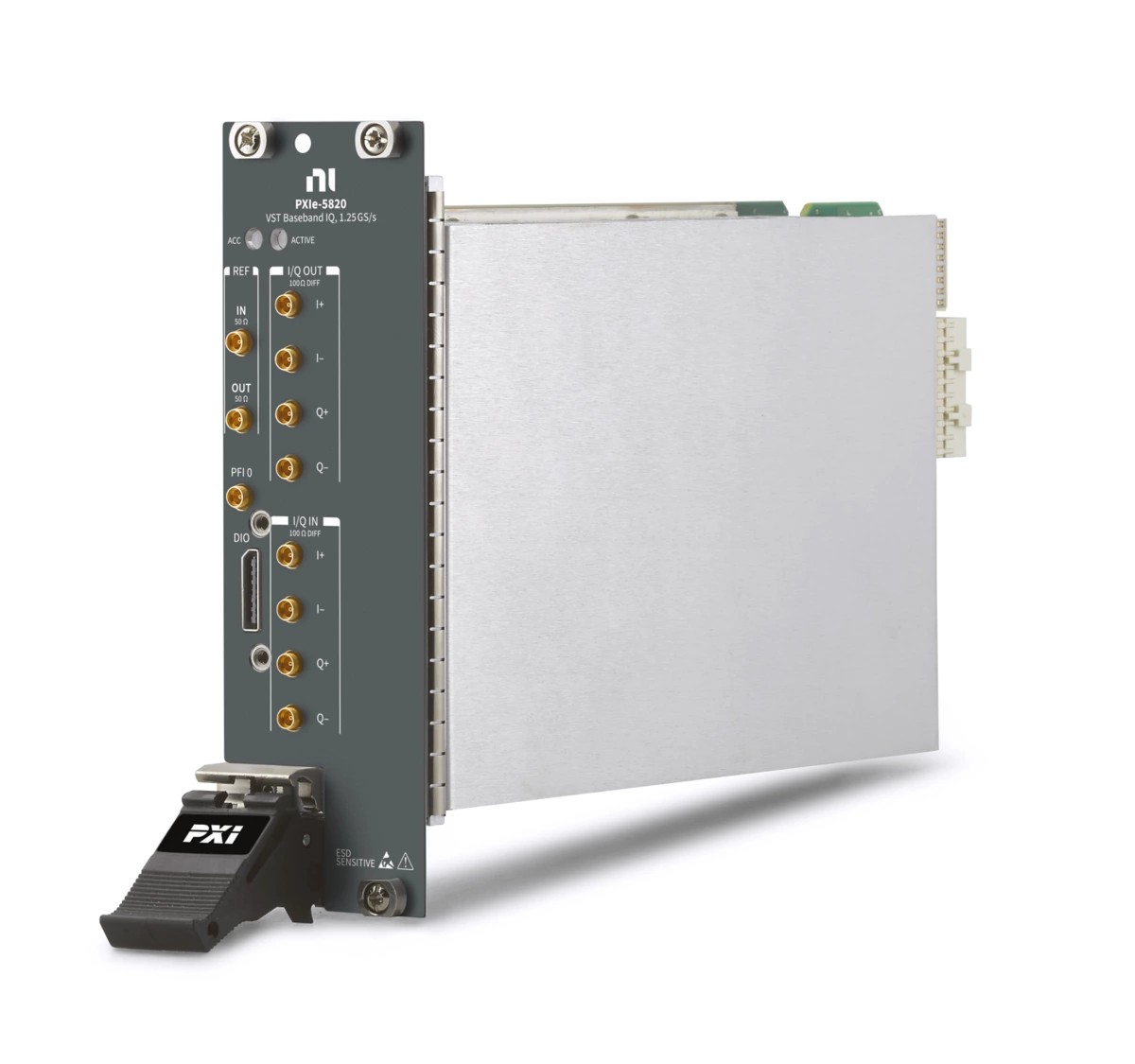 PXIe-5820, 500MHz VST, 1GHz I/Q BW, Baseband PXI Vector Signal Transceiver, NO EXT