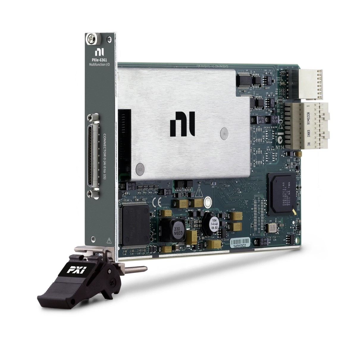 NI PXIe-6361, X Series DAQ (16 AI, 24 DIO, 2 AO)
