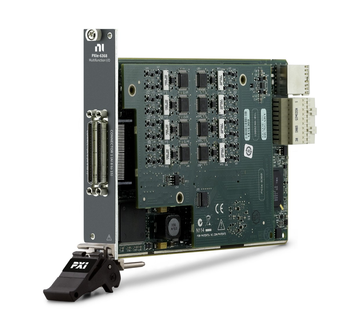 PXIe-6368, 2 MS/s/ch Multifunction I/O Module (16 Simultaneous AI, 48 DIO, 4 AO)