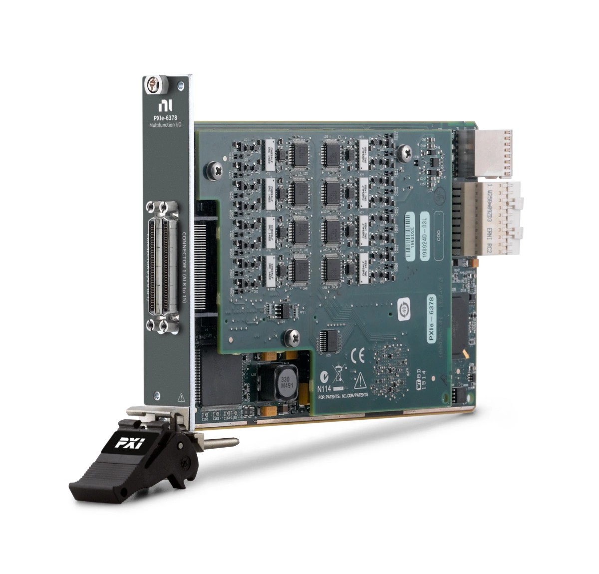 PXIe-6378, 3.5 MS/s/ch Multifunction I/O Module (16 Simultaneous AI, 48 DIO, 4 AO)