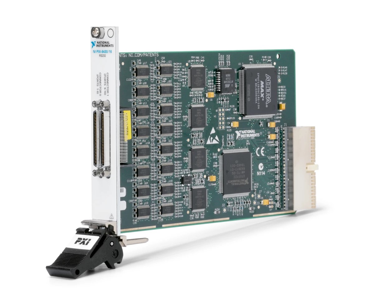 NI PXIe-8430/16, 16 Port, RS232 Serial Interface for PXI Express