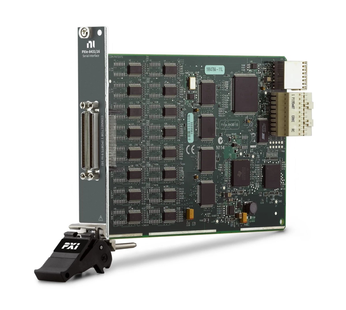 NI PXIe-8431/16,16 Port, RS485/RS422 Serial Interface for PXIe