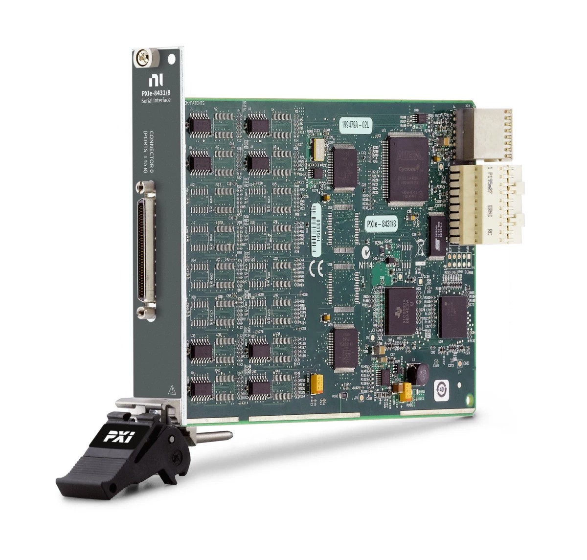 NI PXIe-8431/8, 8 Port, RS485/RS422 Serial Interface for PXIe